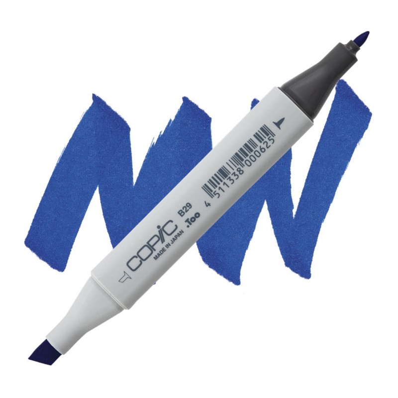 Lihová fixa COPIC Classic oboustranná Fine & Chisel, B29 Ultramarine