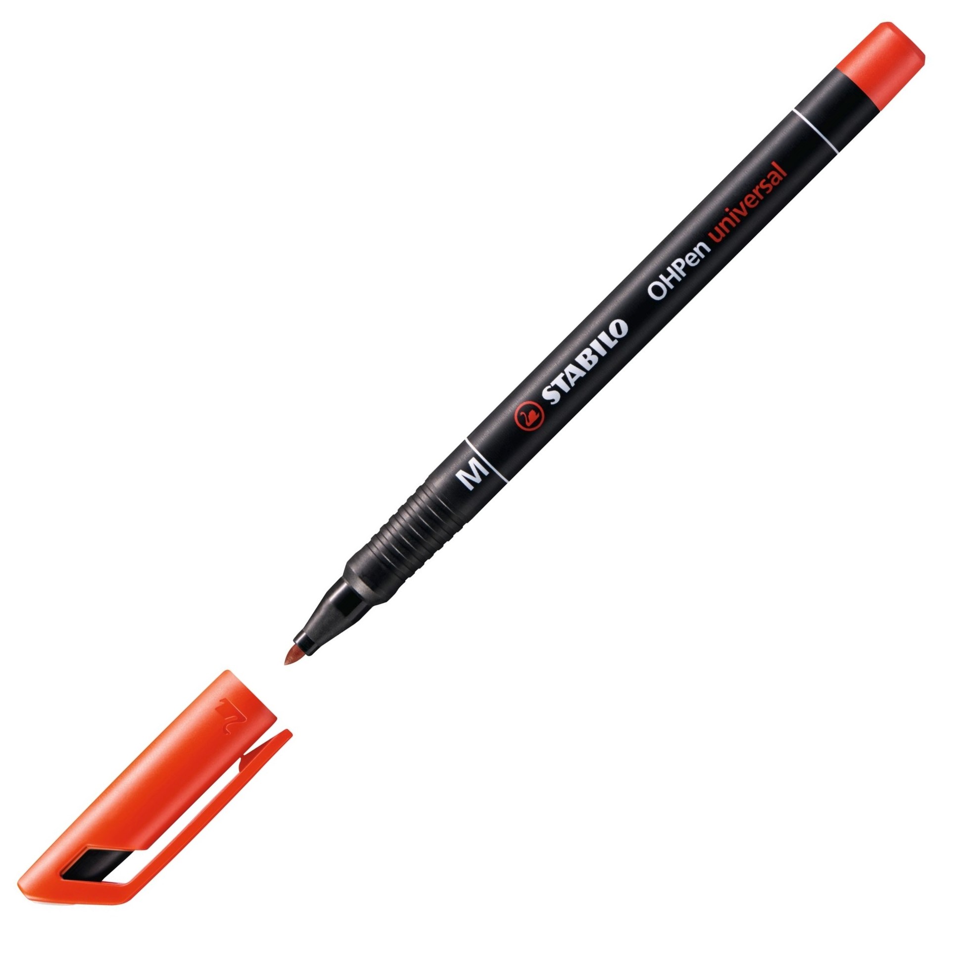 Popisovač STABILO OHPen universal 1,0mm M, červený