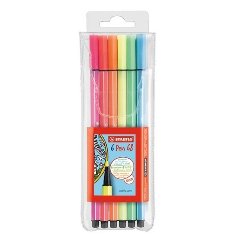 Fix STABILO Pen 68, 6ks neon