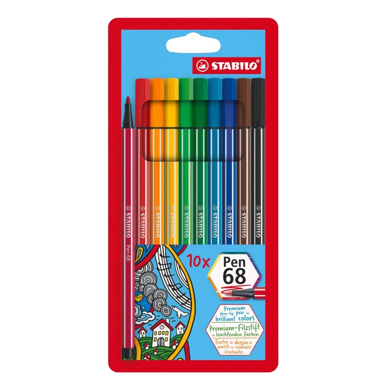 Fix STABILO Pen 68, 10ks