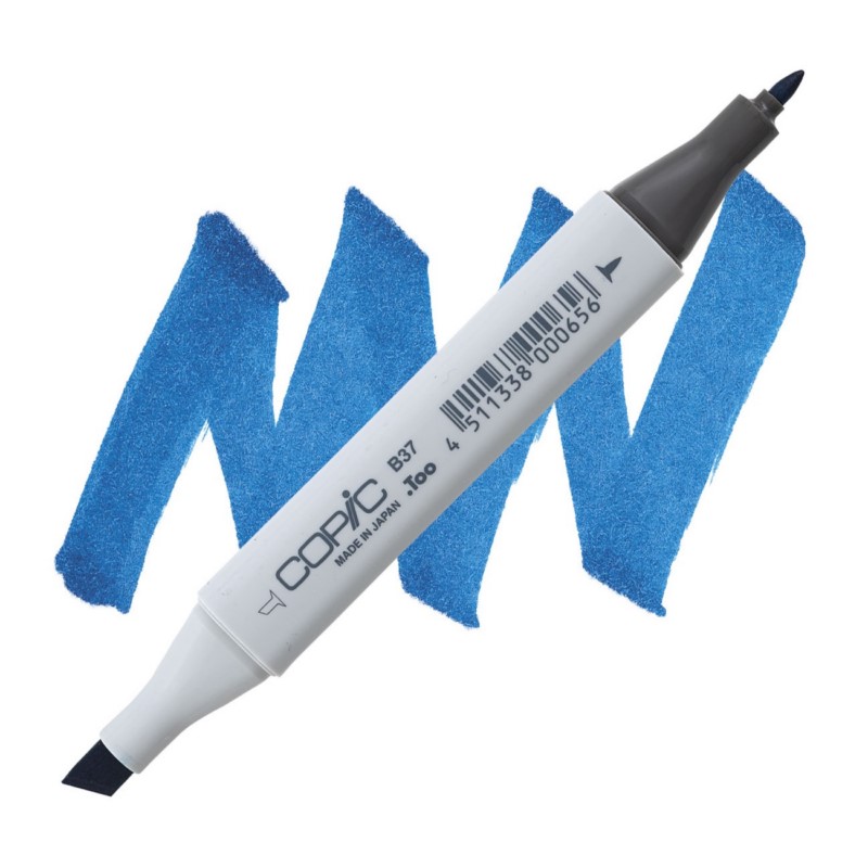 Lihová fixa COPIC Classic oboustranná Fine & Chisel, B37 Antwerp blue
