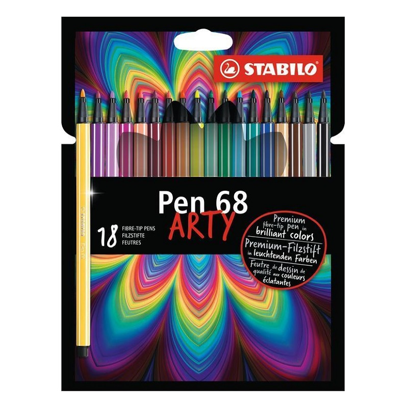 Fix STABILO Pen 68, 18ks ARTY