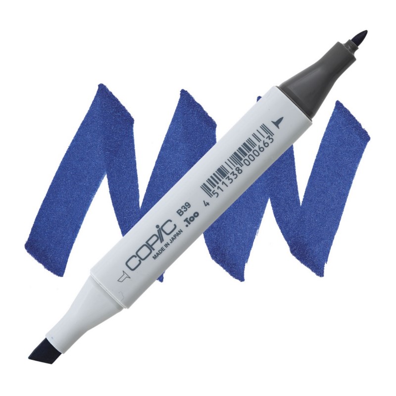 Lihová fixa COPIC Classic oboustranná Fine & Chisel, B39 Prussian blue