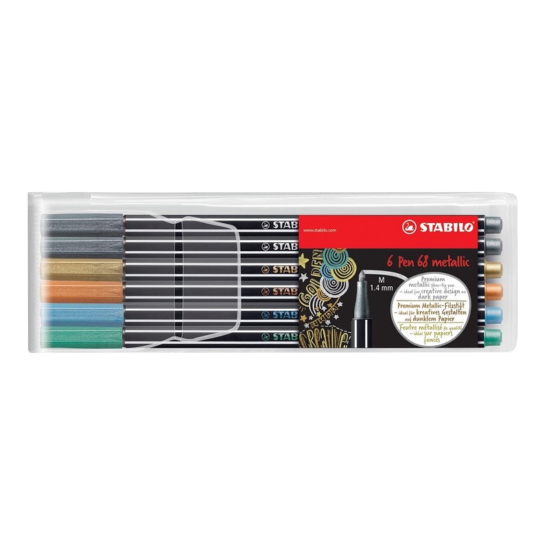 Fix STABILO Pen 68 metallic, 6ks