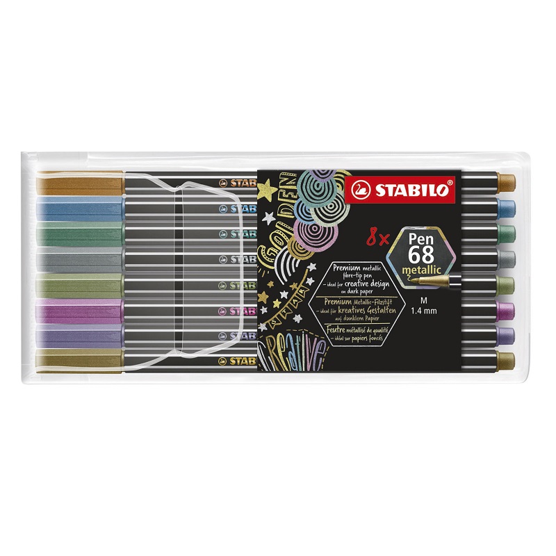 Fix STABILO Pen 68 metallic, 8ks