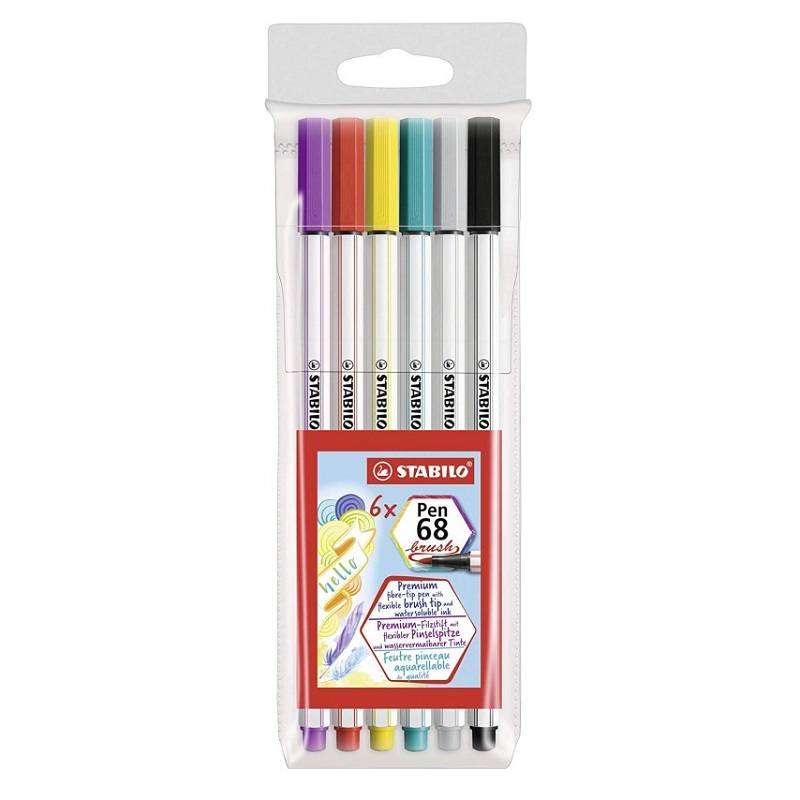 Fix STABILO Pen 68 brush, 6ks