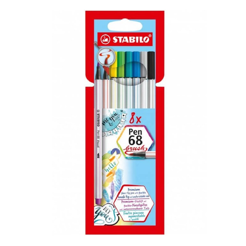 Fix STABILO Pen 68 brush, 8ks