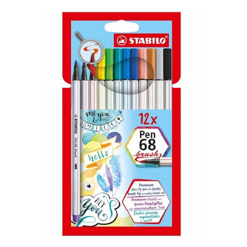 Fix STABILO Pen 68 brush, 12ks