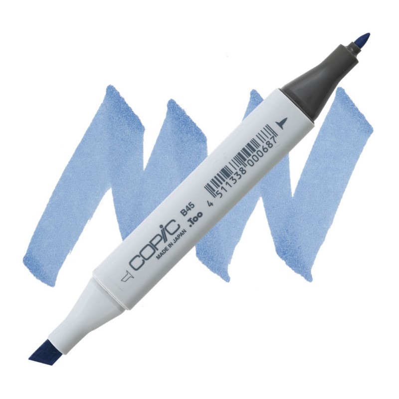 Lihová fixa COPIC Classic oboustranná Fine & Chisel, B45 Smoky blue