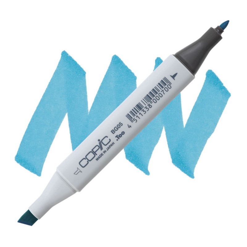 Lihová fixa COPIC Classic oboustranná Fine & Chisel, BG05 Holiday blue