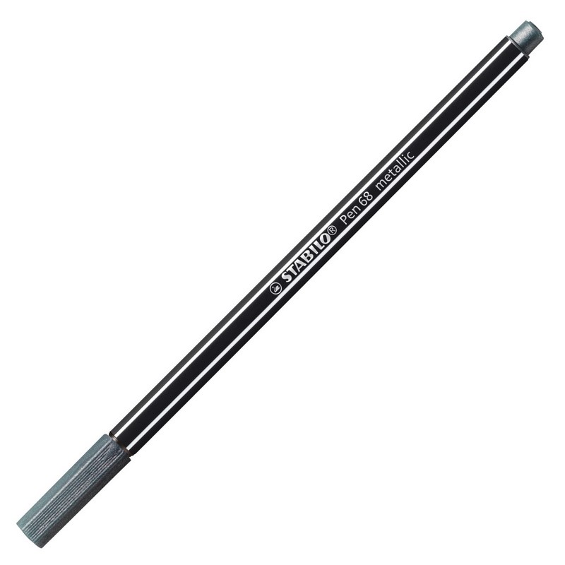 Fix STABILO Pen 68 metallic, stříbrný (805)