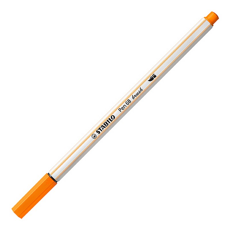 Fix STABILO Pen 68 brush, oranžový (54)