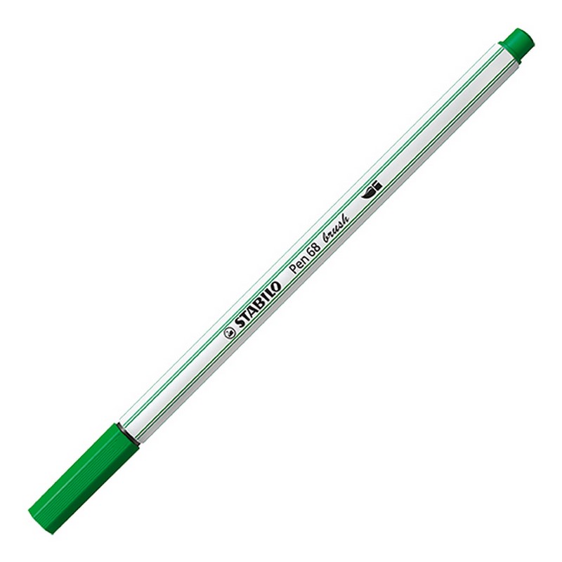 Fix STABILO Pen 68 brush, zelený (36)