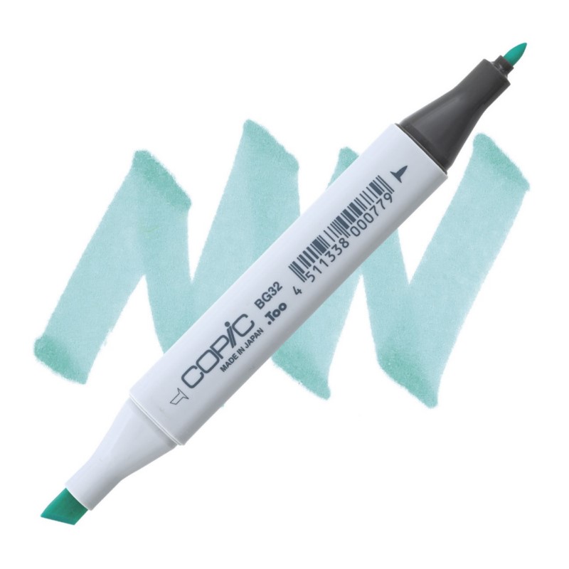 Lihová fixa COPIC Classic oboustranná Fine & Chisel, BG32 Aqua mint