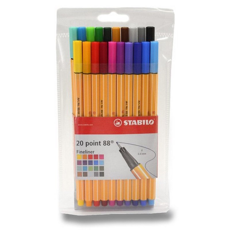 Liner STABILO point 88, 20ks