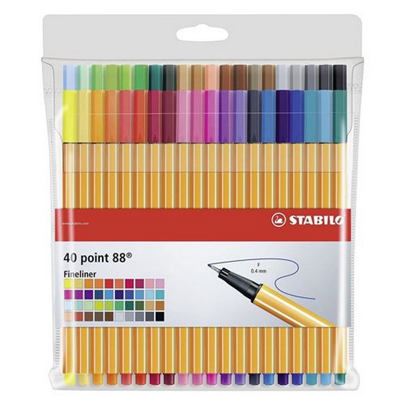 Liner STABILO point 88, 40ks