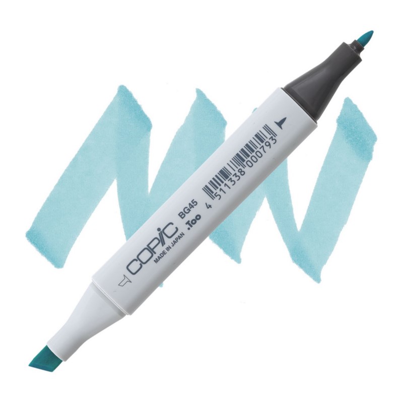 Lihová fixa COPIC Classic oboustranná Fine & Chisel, BG45 Nile blue
