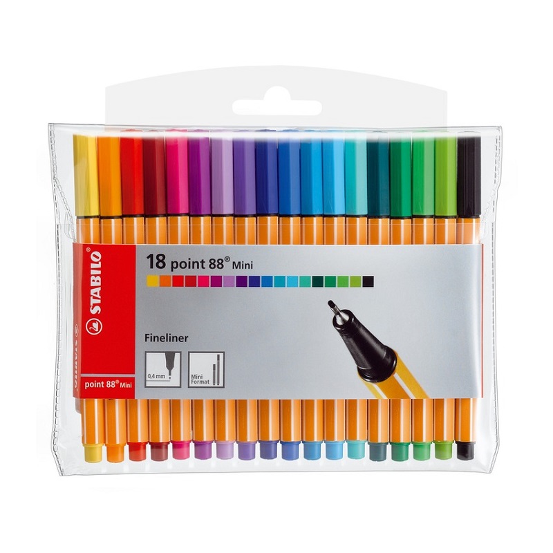 Liner STABILO point 88 mini, 18ks