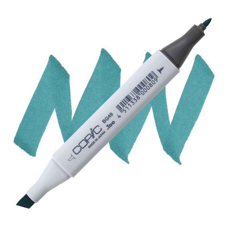 Lihová fixa COPIC Classic oboustranná Fine & Chisel, BG49 Duck blue