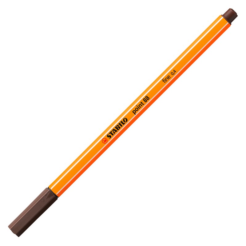 Liner STABILO point 88, tmavě hnědý (65)