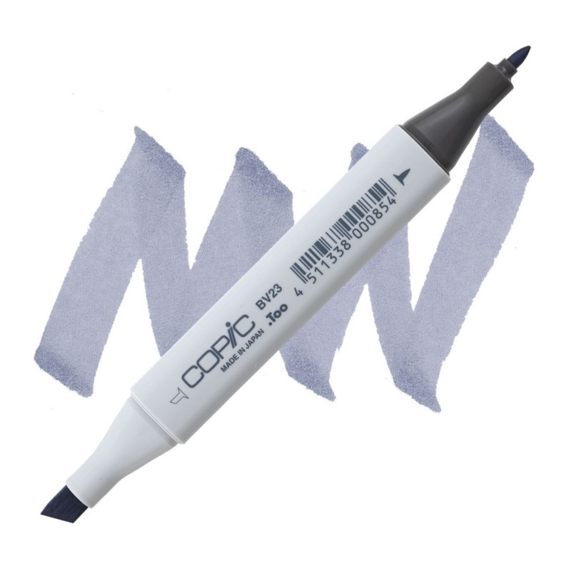 Lihová fixa COPIC Classic oboustranná Fine & Chisel, BV23 Grayish lavender