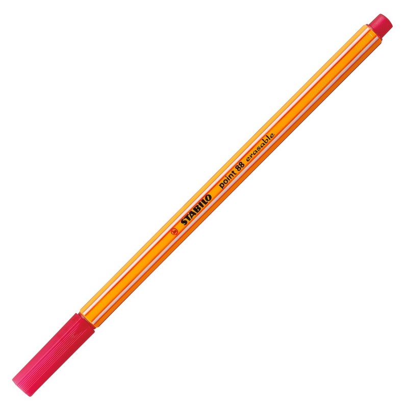 Liner STABILO point 88, smazatelný červený (40)