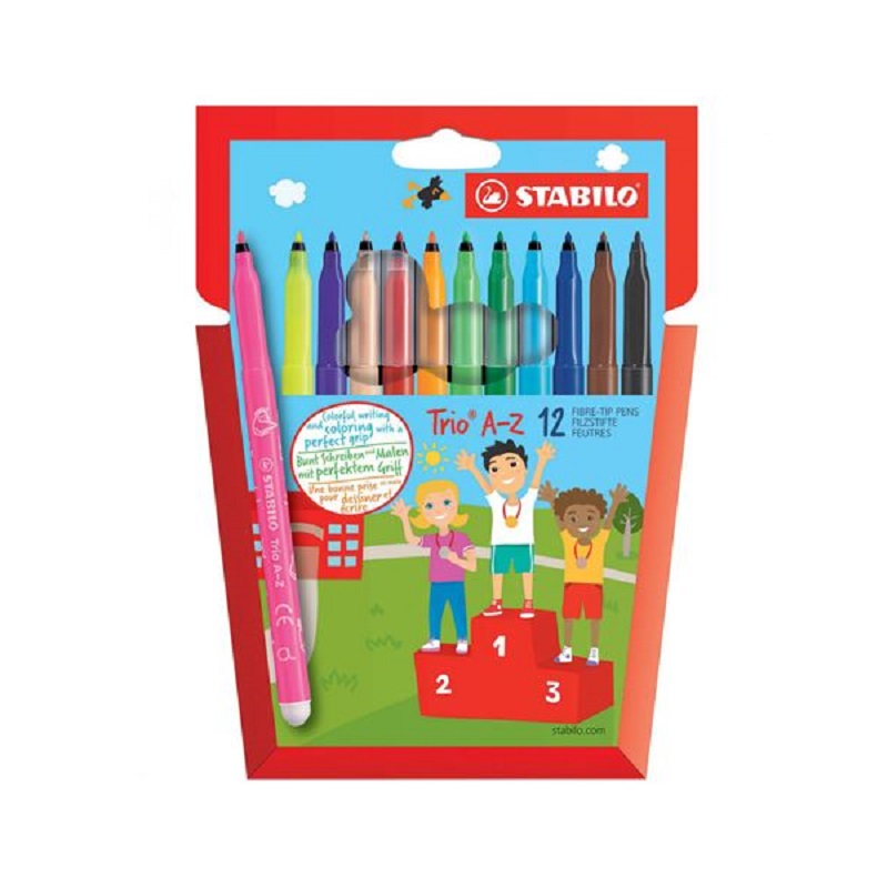 Fixy STABILO Trio A-Z, 12ks