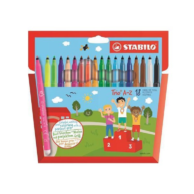 Fixy STABILO Trio A-Z, 18ks