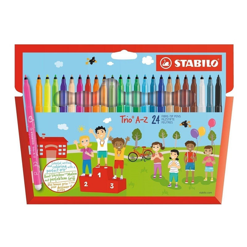 Fixy STABILO Trio A-Z, 24ks