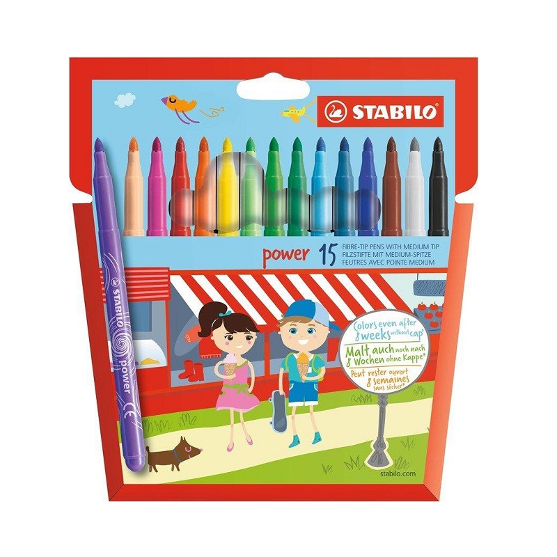 Fixy STABILO power, 15ks
