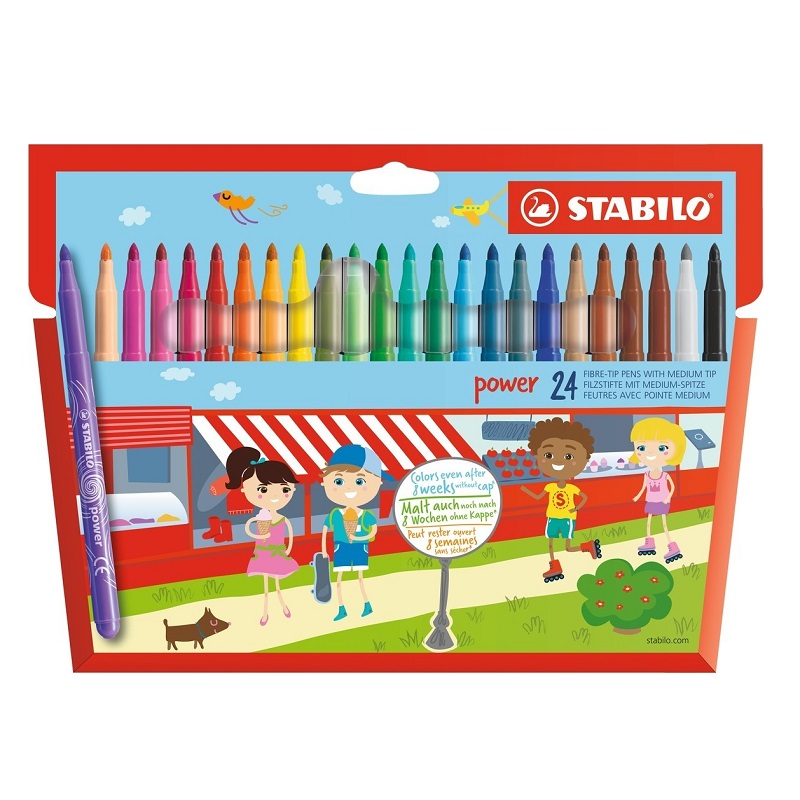 Fixy STABILO power, 24ks