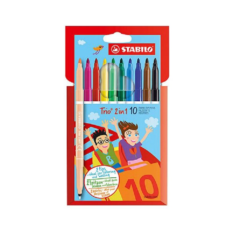 Fixy STABILO 2in1, 10ks