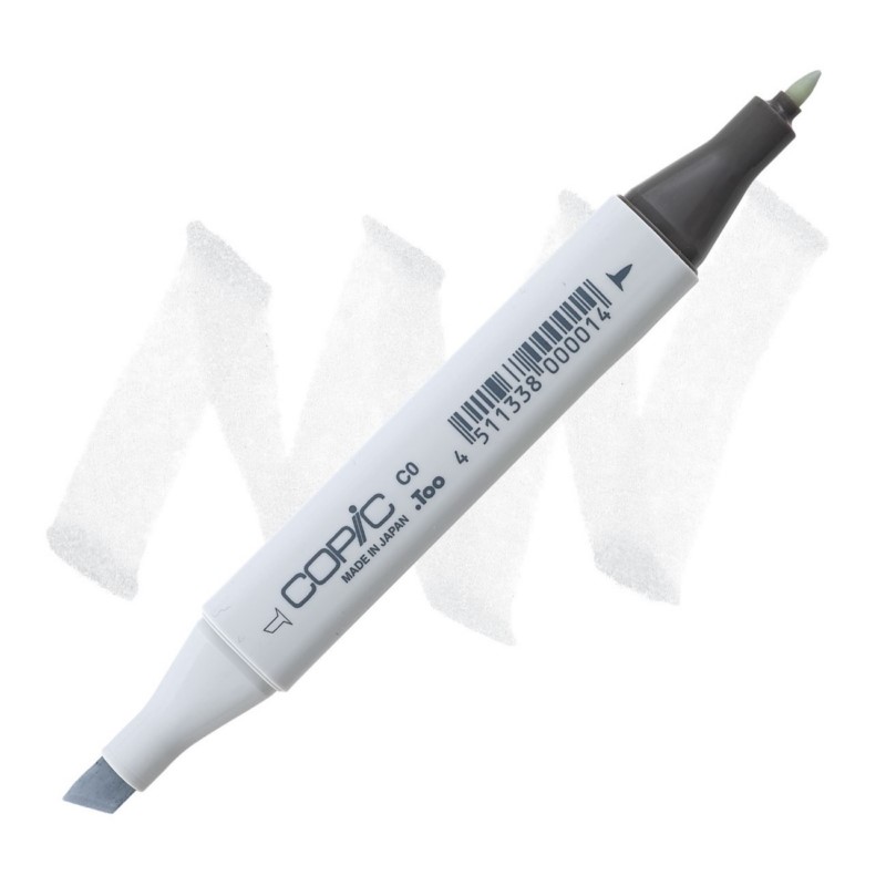 Lihová fixa COPIC Classic oboustranná Fine & Chisel, C0 Cool gray 0