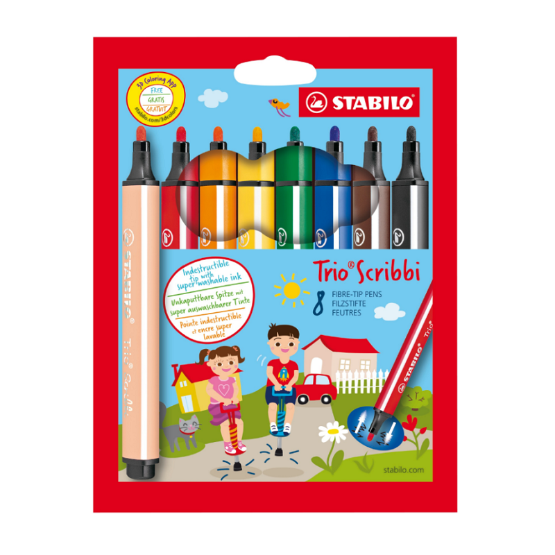 Fix STABILO Trio Scribbi, 8ks