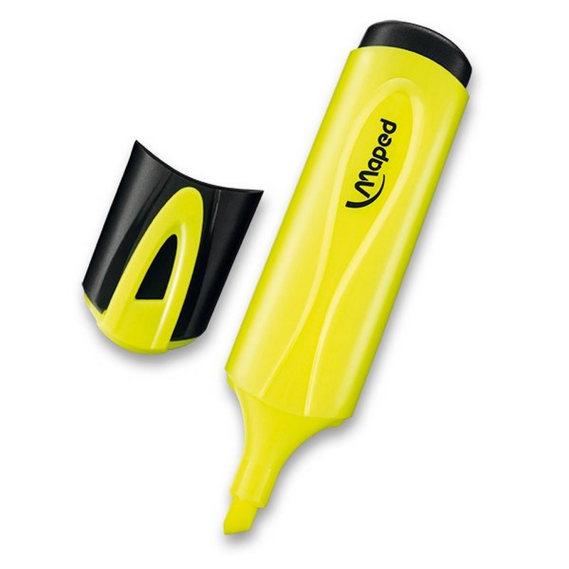 Zvýrazňovač MAPED Fluo Peps classic, žlutý