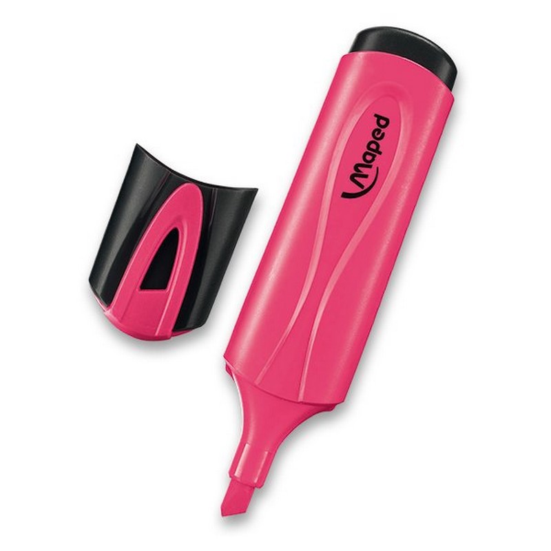 Zvýrazňovač MAPED Fluo Peps classic, růžový