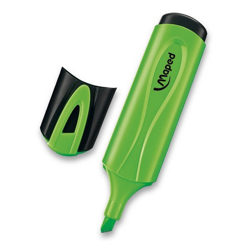 Zvýrazňovač MAPED Fluo Peps classic, zelený