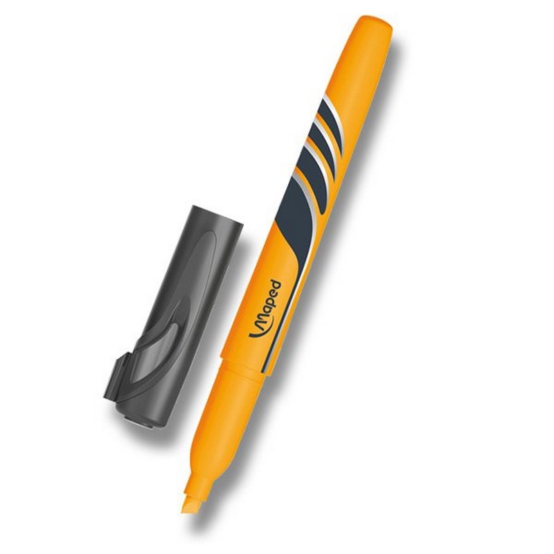 Zvýrazňovač MAPED Fluo Peps pen, oranžový