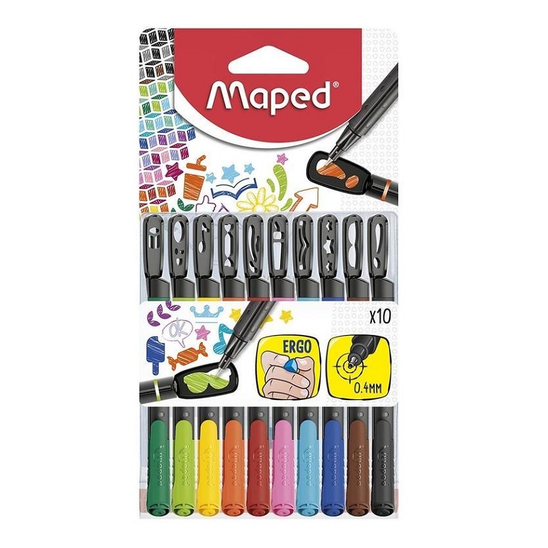 Linery MAPED Graph Peps Mania, 10 ks