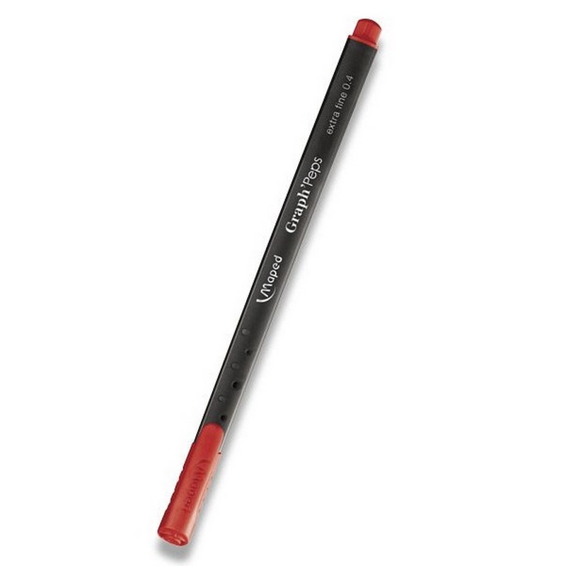 Liner MAPED Graph Peps, červený
