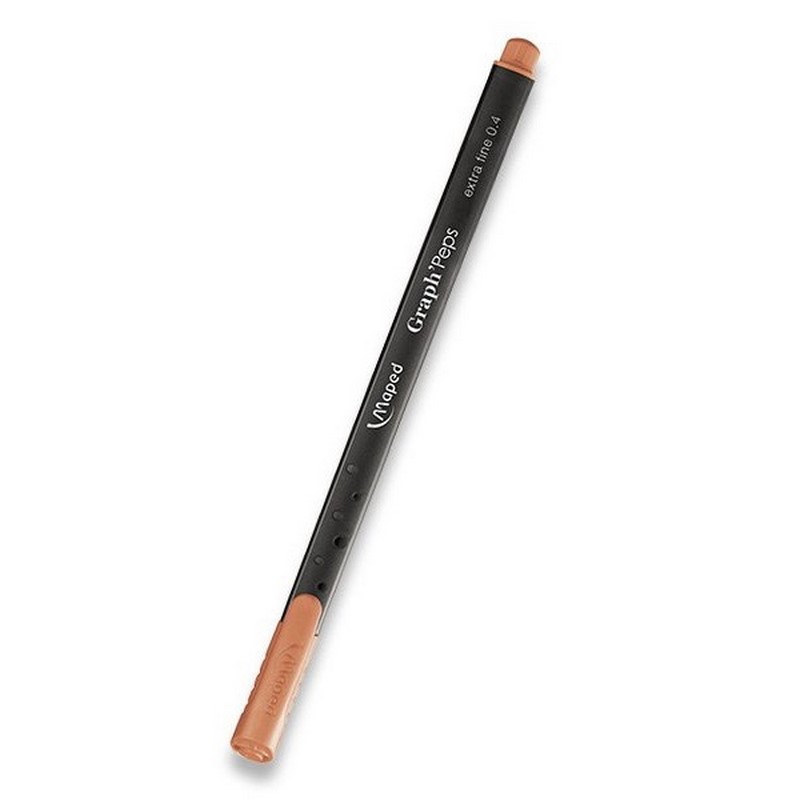 Liner MAPED Graph Peps, hnědý světlý