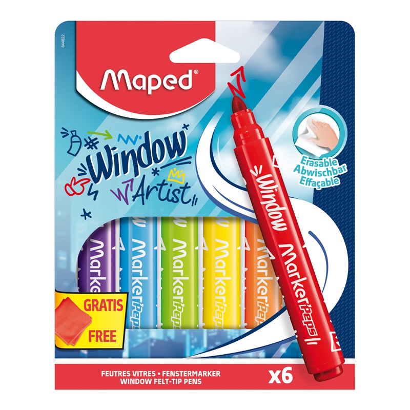 Fixy MAPED Color Peps Window na sklo, 6ks