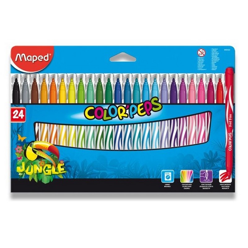 Fixy MAPED Color Peps jungle, 24ks