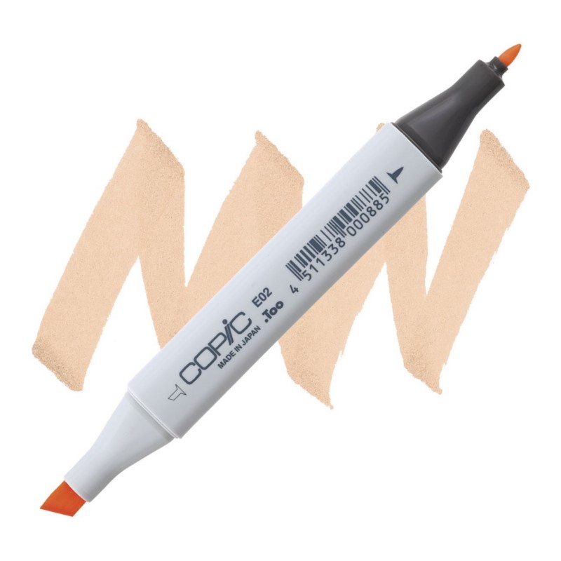 Lihová fixa COPIC Classic oboustranná Fine & Chisel, E02 Fruit pink