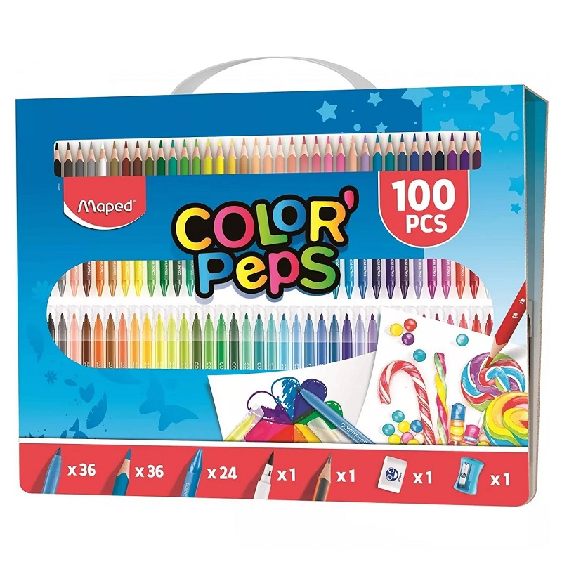 Výtvarná sada MAPED Color Peps Box, 100ks