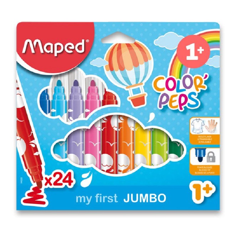 Fixy MAPED Color Peps jumbo, 24ks