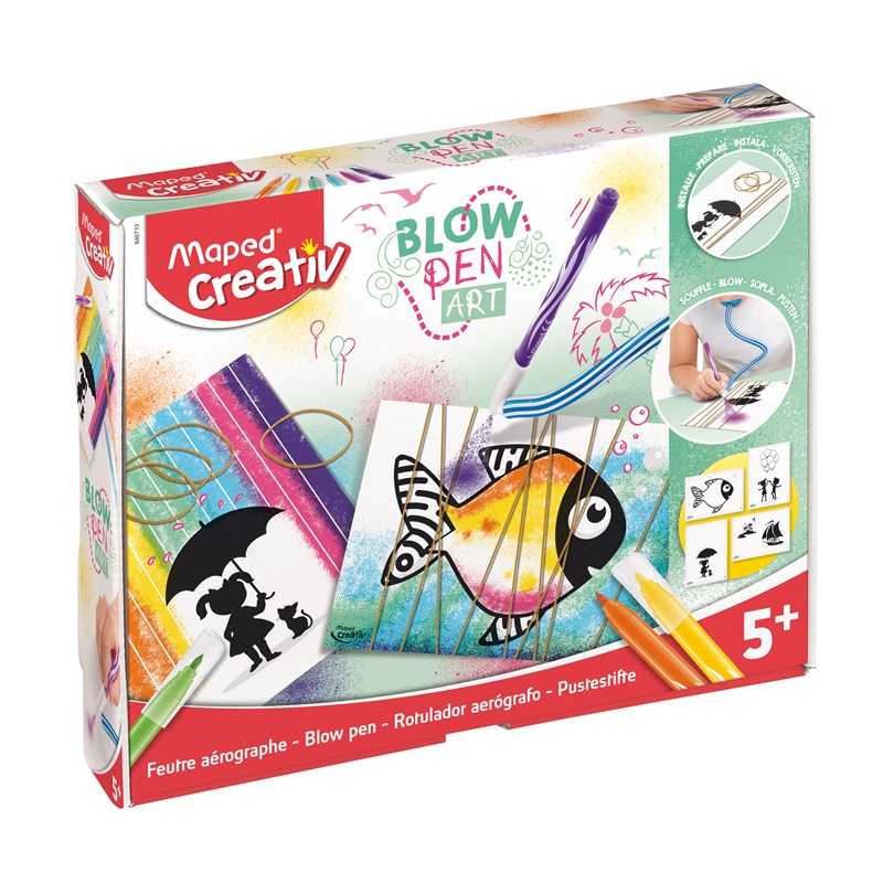 Sada foukacích fix MAPED CREATIV Blowpen String, 6ks