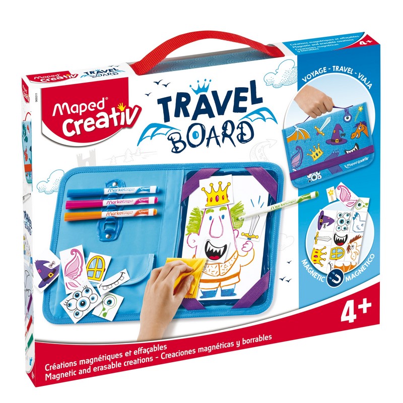Kreativní sada MAPED CREATIV Travel Board s magnetickou tabulkou