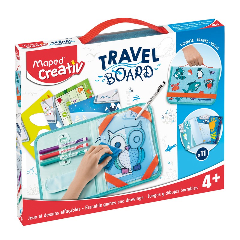 Kreativní sada MAPED CREATIV Travel Board se zvířátky