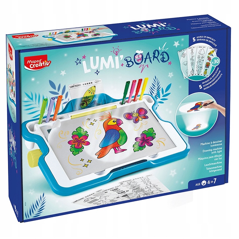 Kreativní sada MAPED CREATIV Lumi Board podsvícená tabule